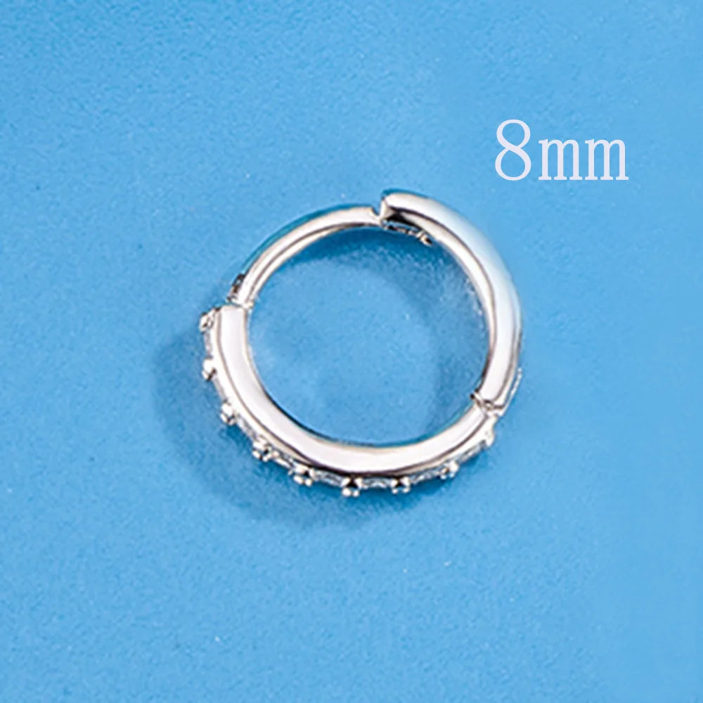 Créoles zircon argent 925