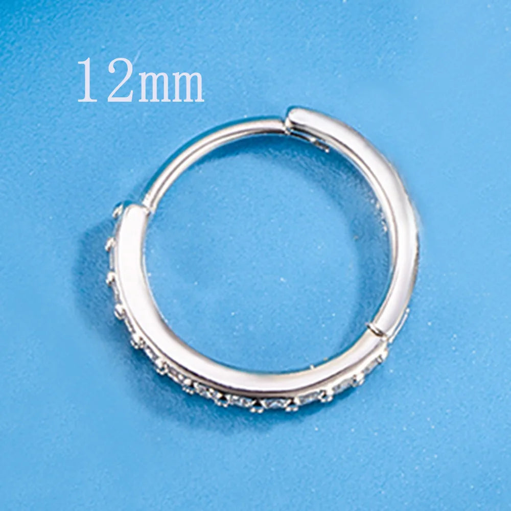 Créoles zircon argent 925