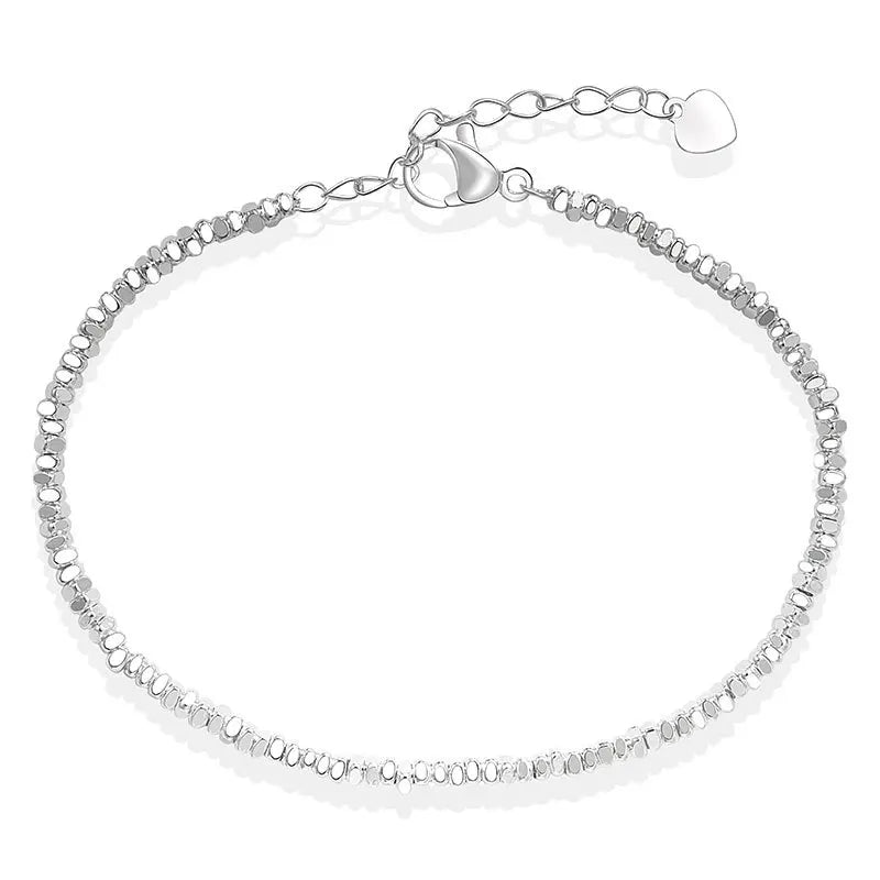 Bracelet chaîne irrégulière argent 925
