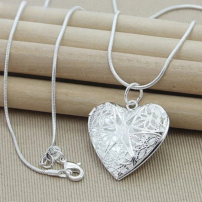 Collier pendentif photo personnalisable argent 925