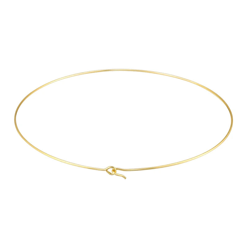collier ras-de-cou ajustable acier 316L - Alis Jewelry - vue produit