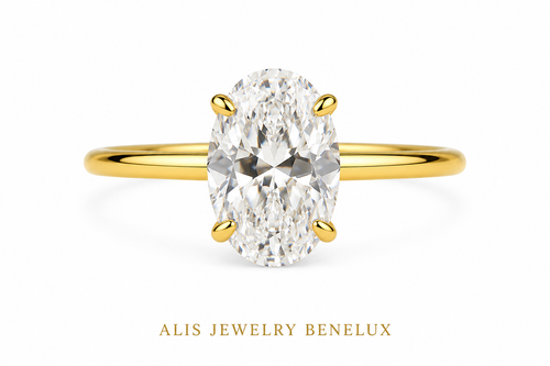 925 Silver Zircon Engagement Ring