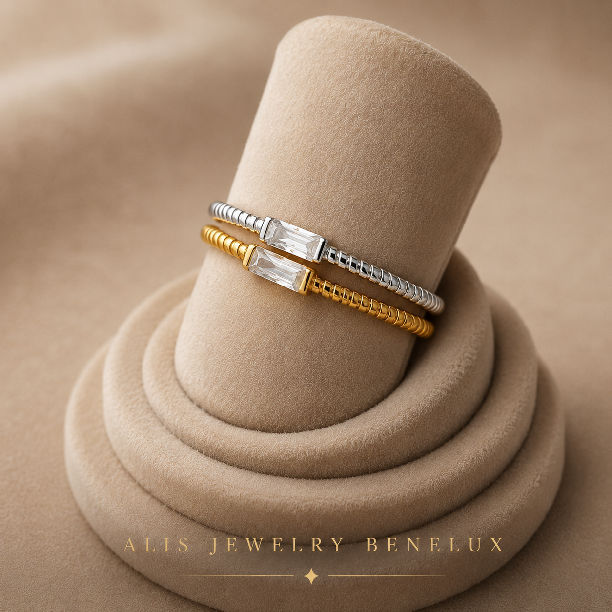 Bague zircon carré argent 925