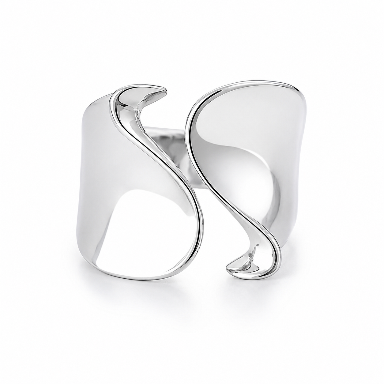 Bague ouverte minimaliste argent 925