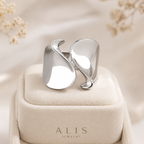 Bague ouverte minimaliste argent 925