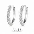 boucles d'oreilles zircon vintage