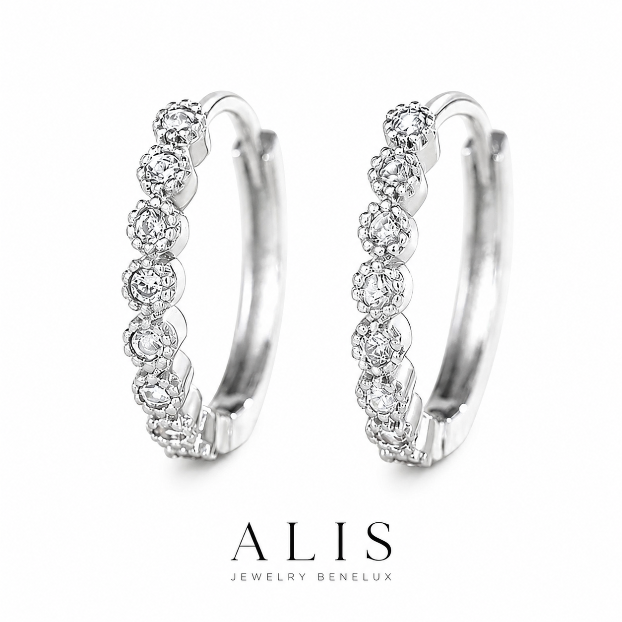 Vintage Zircon Earrings