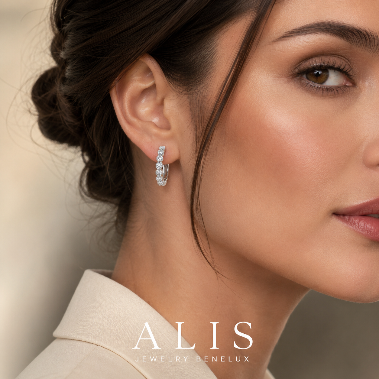 Vintage Zircon Earrings