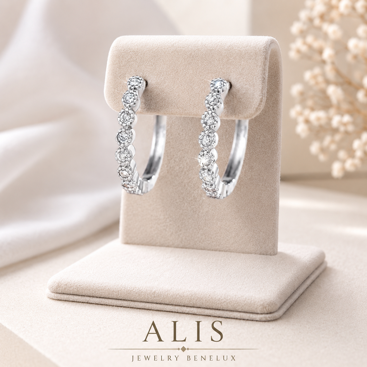 Vintage Zircon Earrings