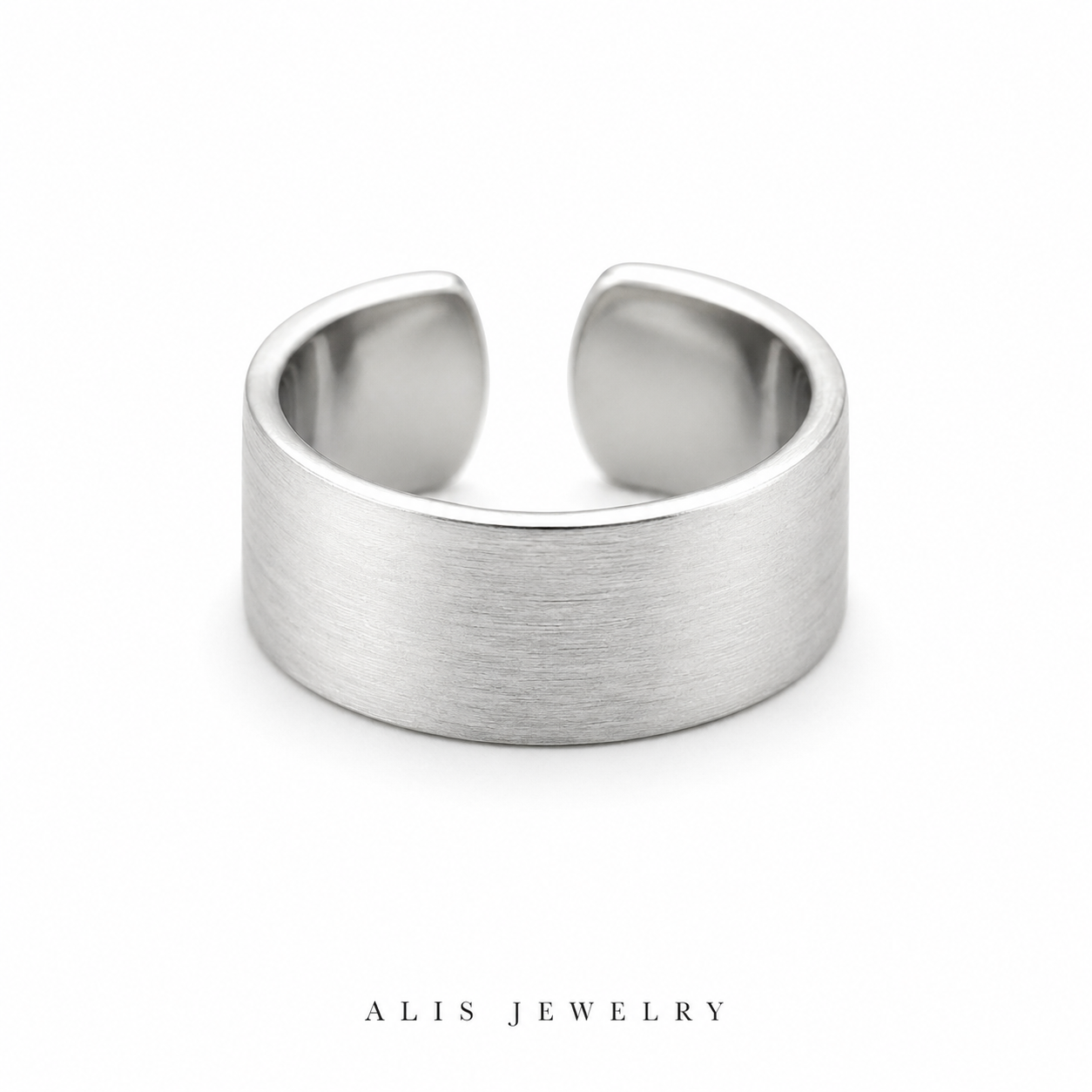 925 Silver Wide Band Ring
