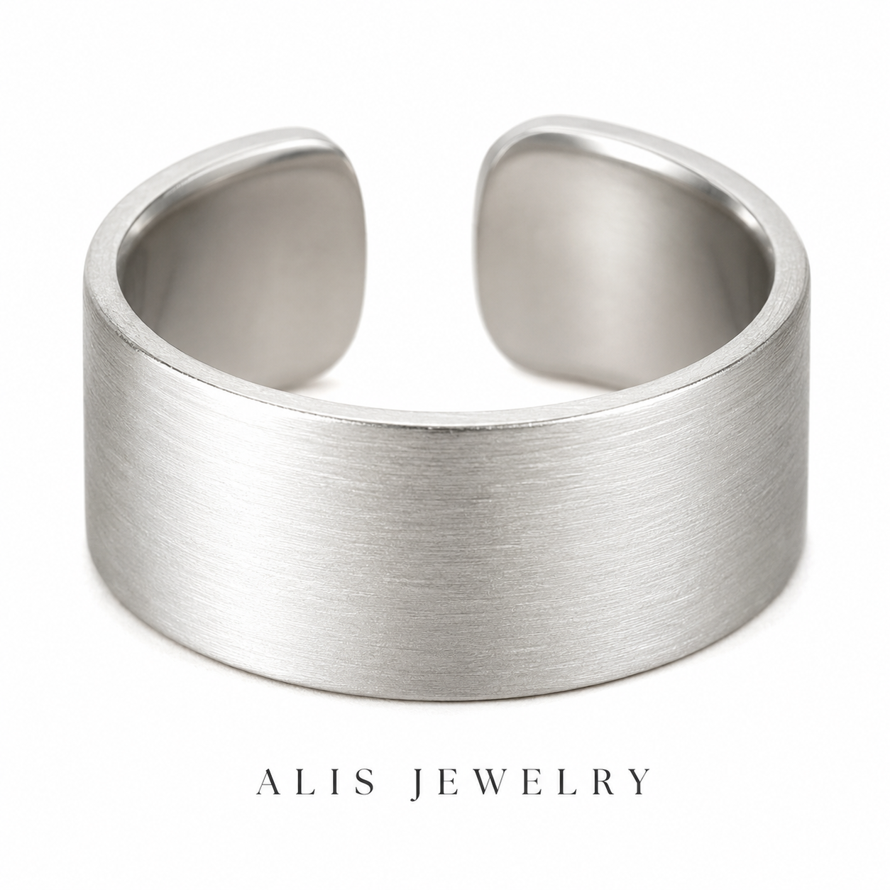 925 Silver Wide Band Ring