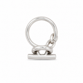 Bague chaîne géométrique ajustable argent 925