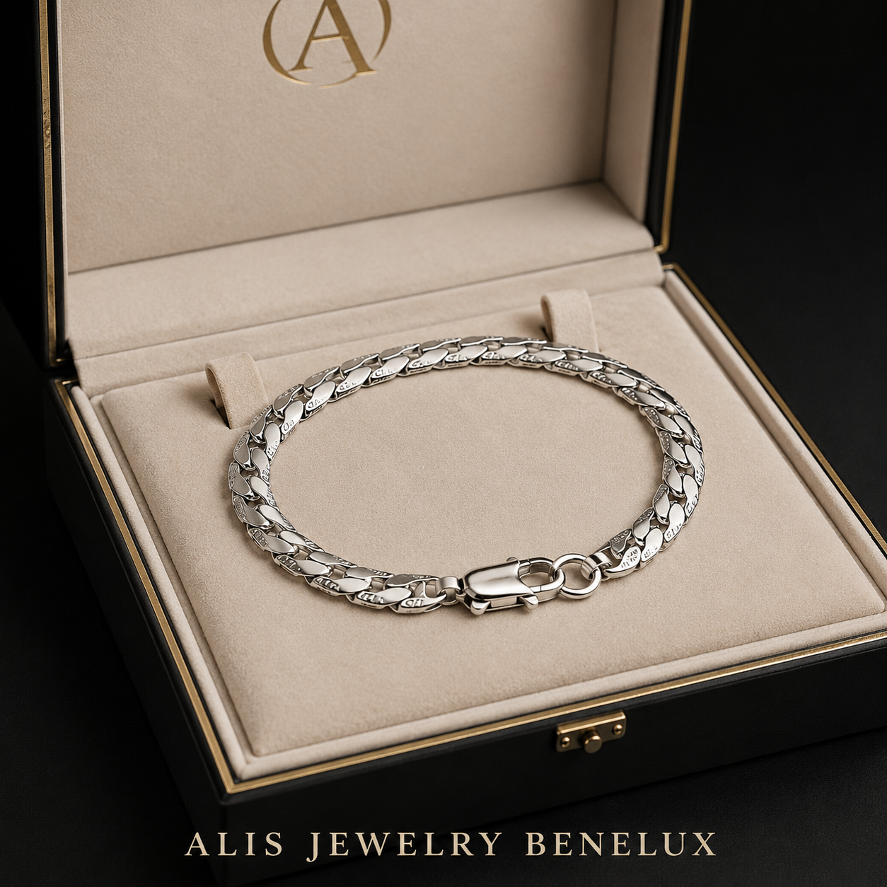 Silver-Tone Thin Chain Necklace