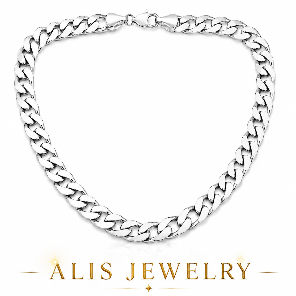 925 Silver Unisex Chain 6mm