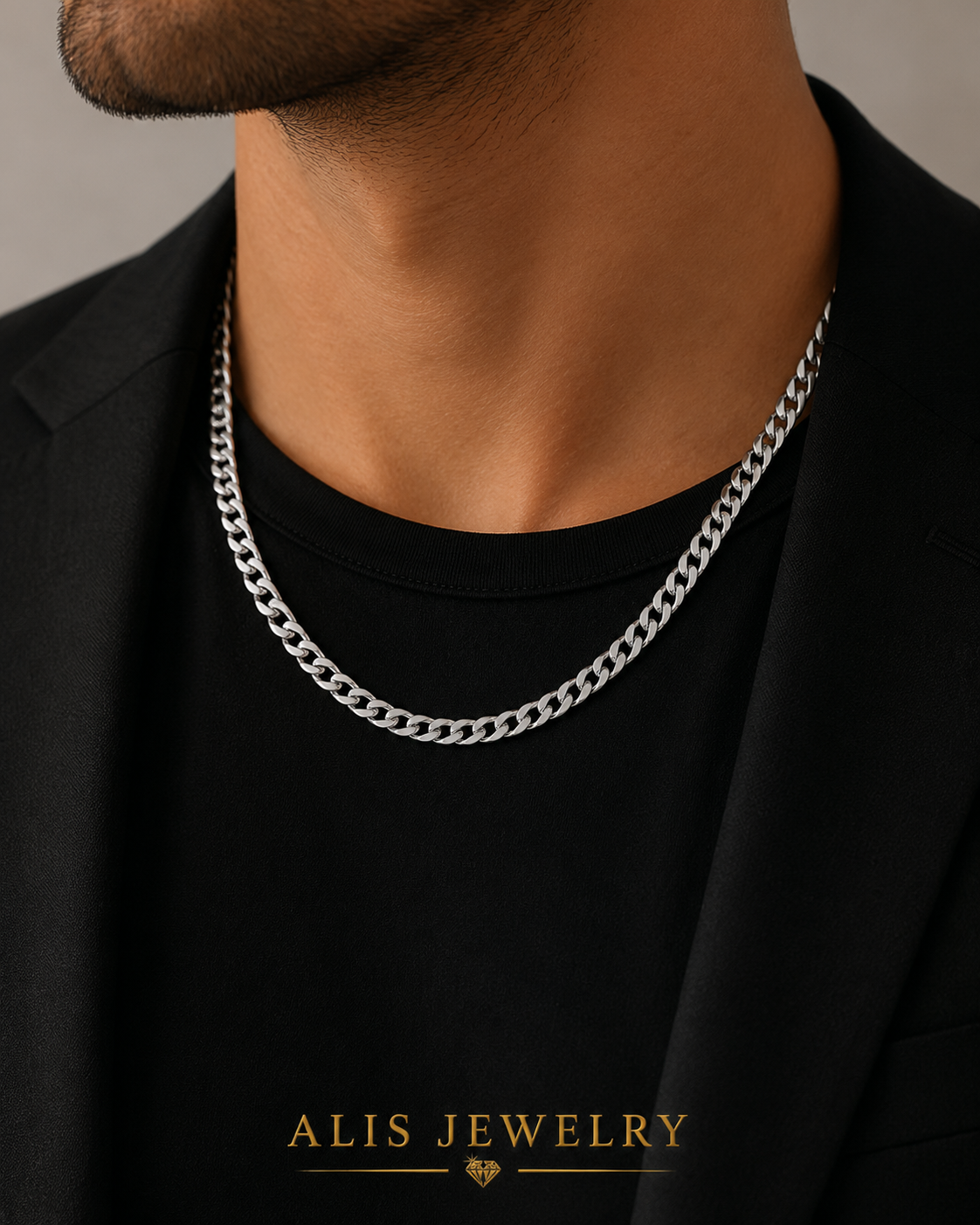 925 Silver Unisex Chain 6mm