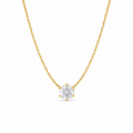 Collier fin plaqué or