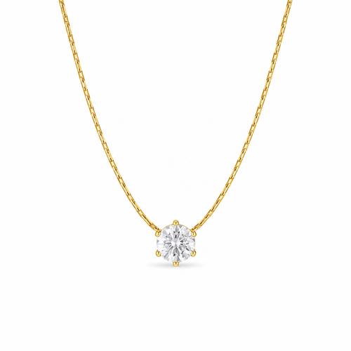 Gold-Plated Thin Necklace