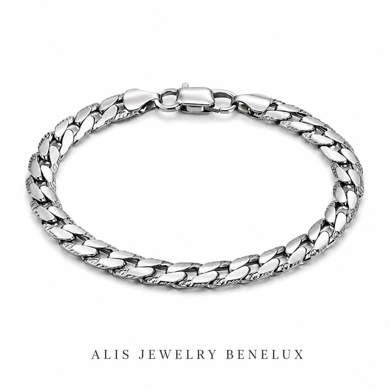 Silver-Tone Thin Chain Necklace
