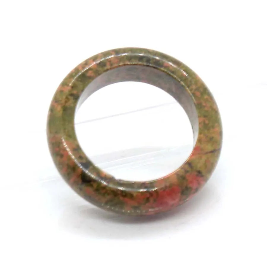 Bague bohème pierre naturelle améthyste quartz rose labradorite