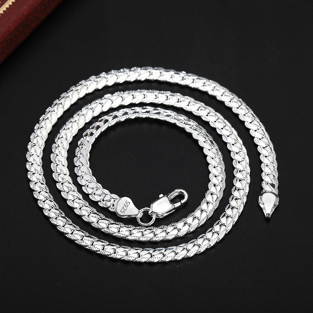 925 Silver Thin Chain Necklace