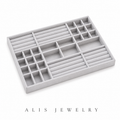 Plateau à bijoux velours — Grilles modulables - Alis Jewelry - fond blanc