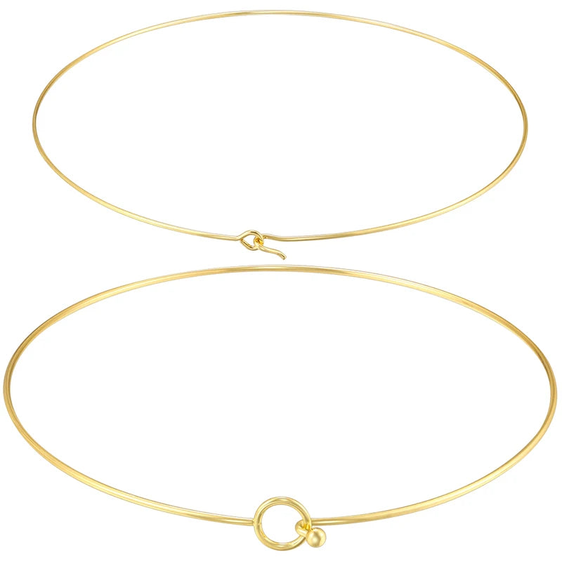 collier ras-de-cou ajustable acier 316L - Alis Jewelry - vue produit