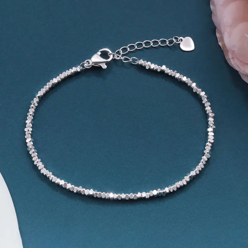 Bracelet chaîne irrégulière argent 925
