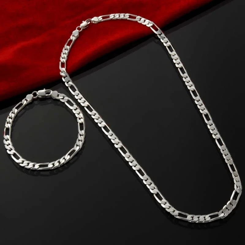 Parure chaîne argent 925
