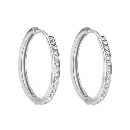 Créoles zircon argent 925