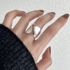 Bague ouverte minimaliste argent 925